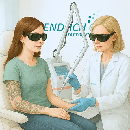 Tattooentfernung Behandlung