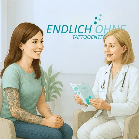 Tattooentfernung Analyse und Beratung Bild