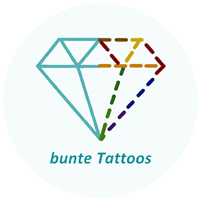 Bunte Tattoos Entfernung Icon